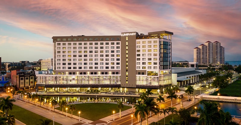 The Luminary Hotel exterior, Fort Myers, Florida