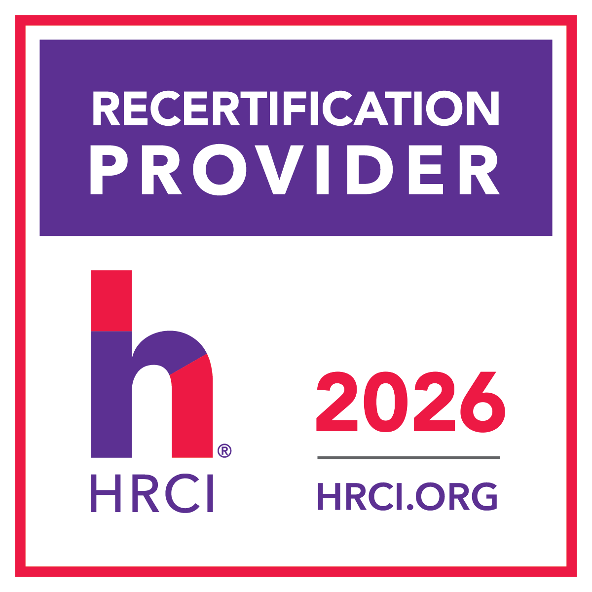 HRCI recertification provider logo